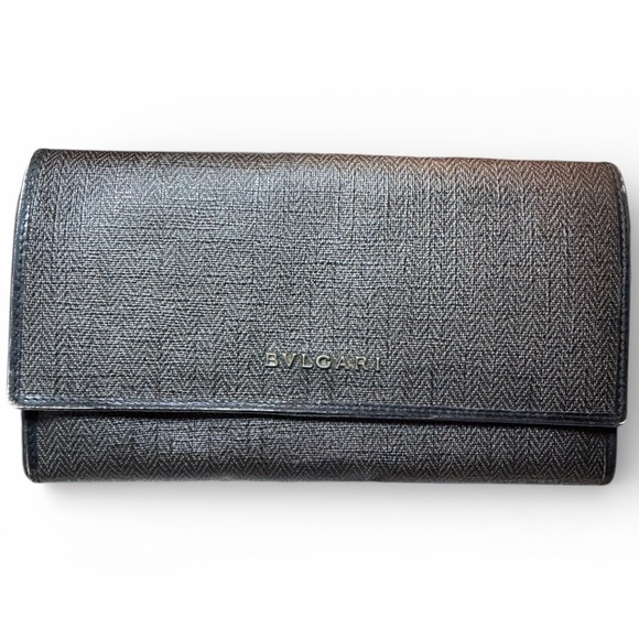BVLGARI Handbags - Bvlgari Herringbone Wallet